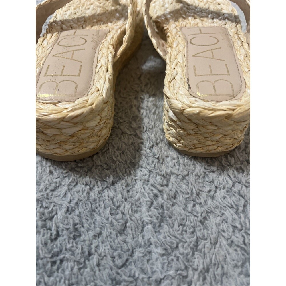 Beach Edpadrille Platform flip-flops Sz8 Boho - Picture 7 of 10